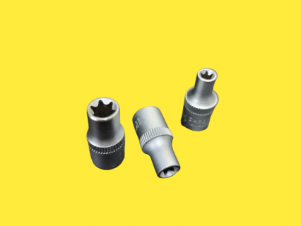 1/4" DR. STAR SHORT SOCKET(CR-V)