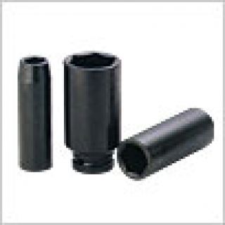 1/2" DR. FLANK IMPACT DEEP SOCKET ( Chrome-Molybdenum)