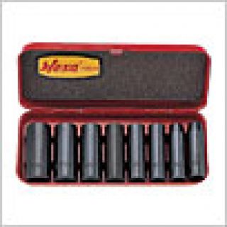 9PC 3/8" DR. DEEP AIR IMPACT SOCKET SET