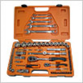 1/4" & 1/2" Dr. 65pcs Multi plus socket wrench set