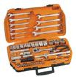 1/4" & 1/2" Dr. 76pcs Multi plus socket wrench set