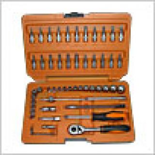 1/4" Dr. 46pcs Multi plus socket wrench set