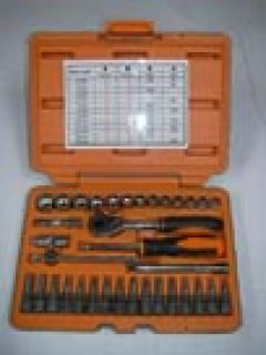 1/4" Dr. 35pcs Multi plus socket wrench set