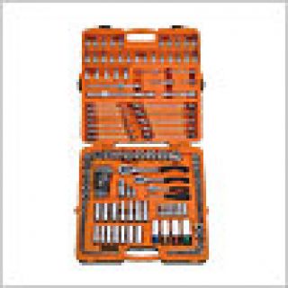 1/4" & 3/8" & 1/2" Dr. 154pcs socket wrench set